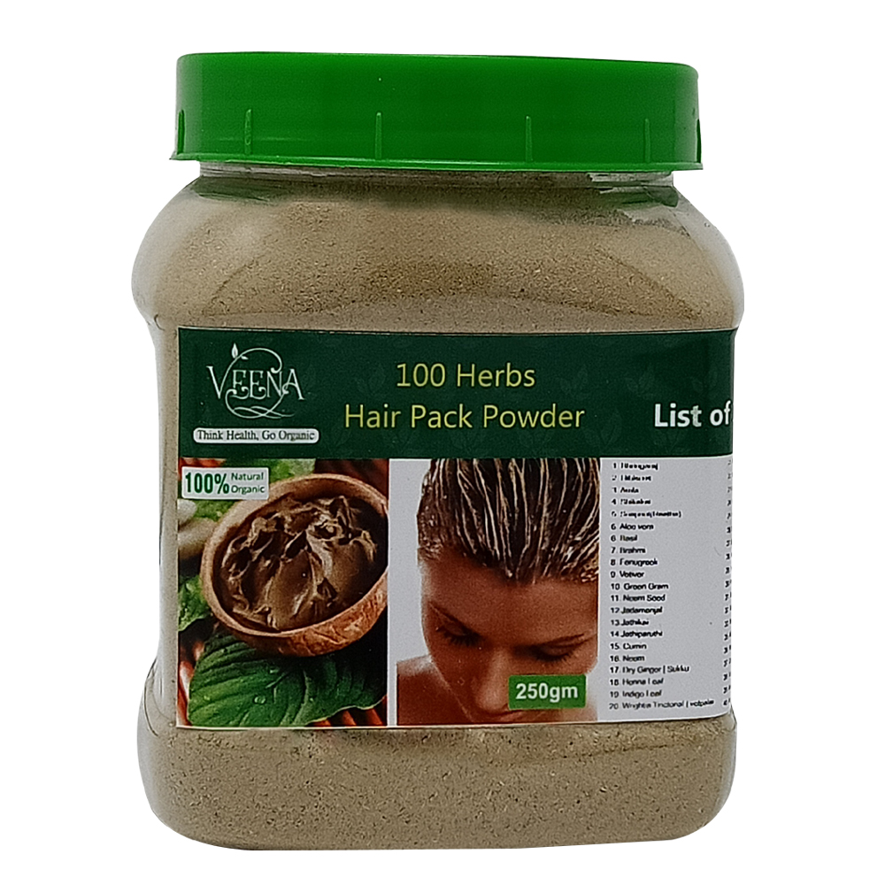 Henna Hair Pack Powder Veena Organic Products